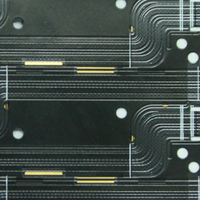 Tabela e qarkut t&euml; p&euml;rkulsh&euml;m ultra t&euml; holl&euml; FPC SolderMask i verdh&euml; 0,2 mm p&euml;r menaxhimin e bateris&euml;