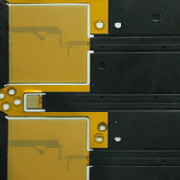 Polyimid 0,1 mm Immersion Gold DoubleSided Flex Medical PCB Flexible PCB